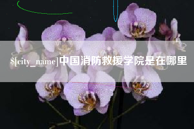 玉田中国消防救援学院是在哪里