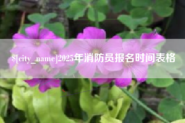 玉田2025年消防员报名时间表格