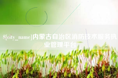 玉田内蒙古自治区消防技术服务执业管理平台