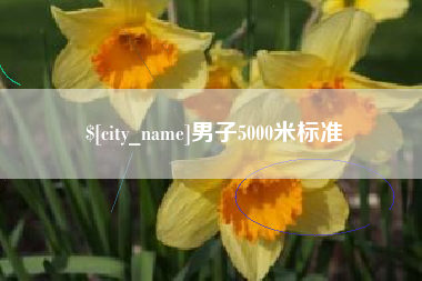 玉田男子5000米标准