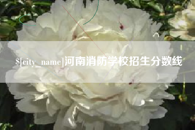 玉田河南消防学校招生分数线