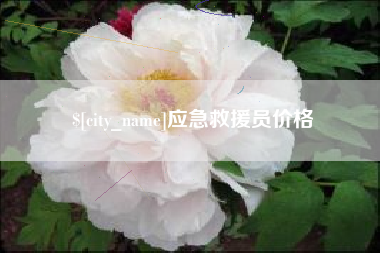 玉田应急救援员价格