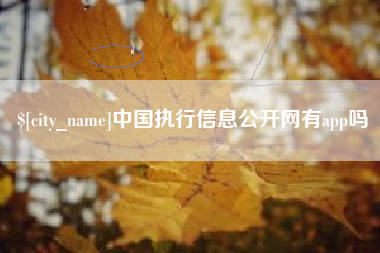 玉田中国执行信息公开网有app吗