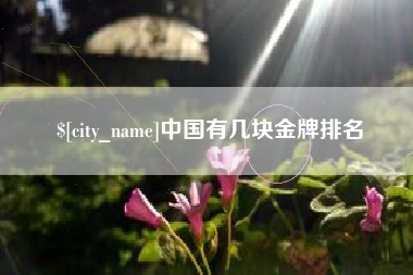 玉田中国有几块金牌排名
