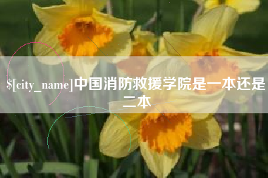 玉田中国消防救援学院是一本还是二本
