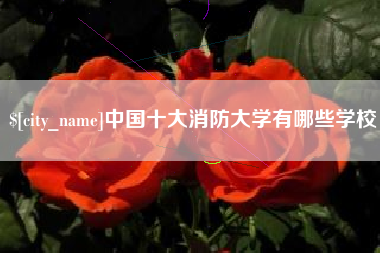 玉田中国十大消防大学有哪些学校