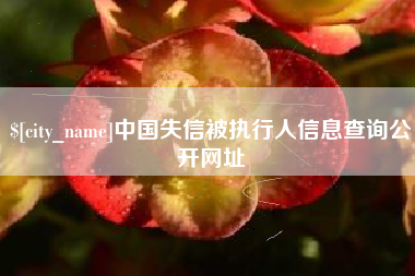 玉田中国失信被执行人信息查询公开网址