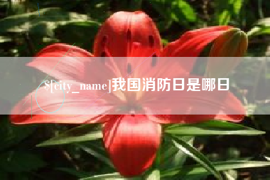 玉田我国消防日是哪日