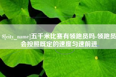 玉田五千米比赛有领跑员吗-领跑员会按照既定的速度匀速前进