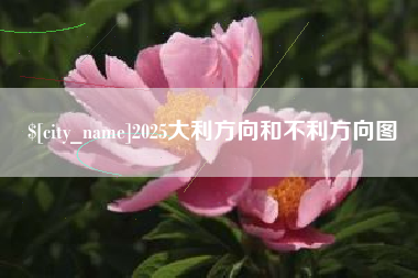 玉田2025大利方向和不利方向图