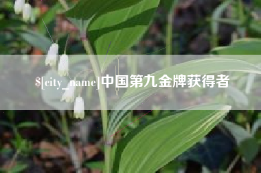 玉田中国第九金牌获得者