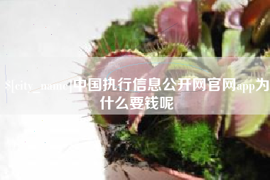 玉田中国执行信息公开网官网app为什么要钱呢