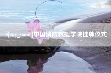 玉田中国消防救援学院挂牌仪式