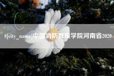 玉田中国消防救援学院河南省2020